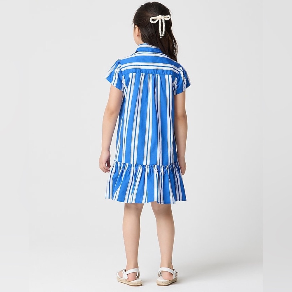 Crewcuts Girls' drop-waist striped shirt-dress - Picture 2 of 4